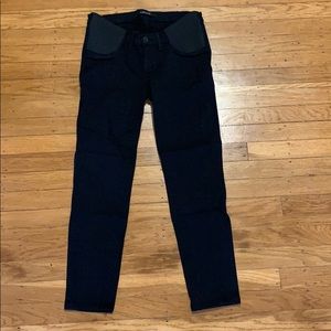 j brand mama j skinny maternity black jeans 25